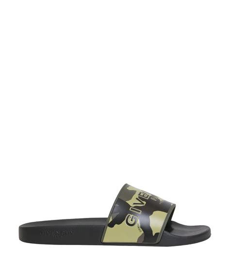 givenchy camo slide|Givenchy flat mules.